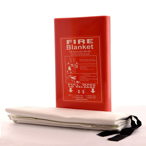 DARIT Fire Blanket Hard Box for Home/Office/Car/ Emergency (Size: 1.0m x 2.0m)