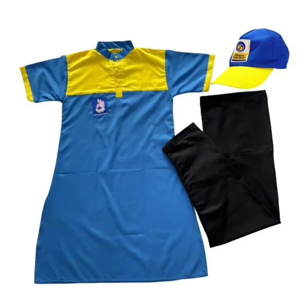 BPCL Petrolpump Ladies Uniform, Punjabi Kurta Pajama, Cap
