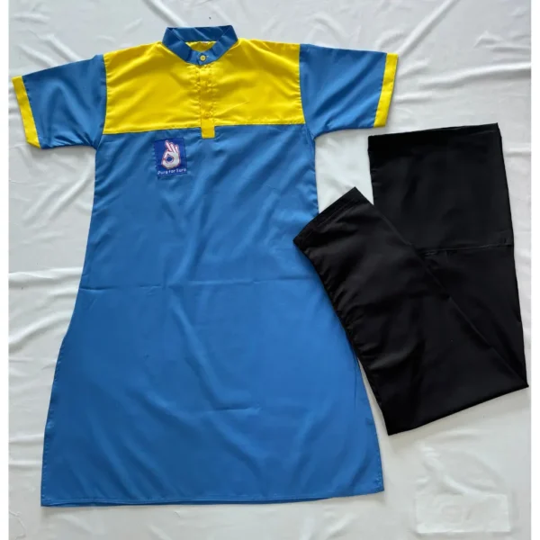 BPCL Petrolpump Ladies Uniform, Punjabi Kurta Pajama, Cap - Image 2