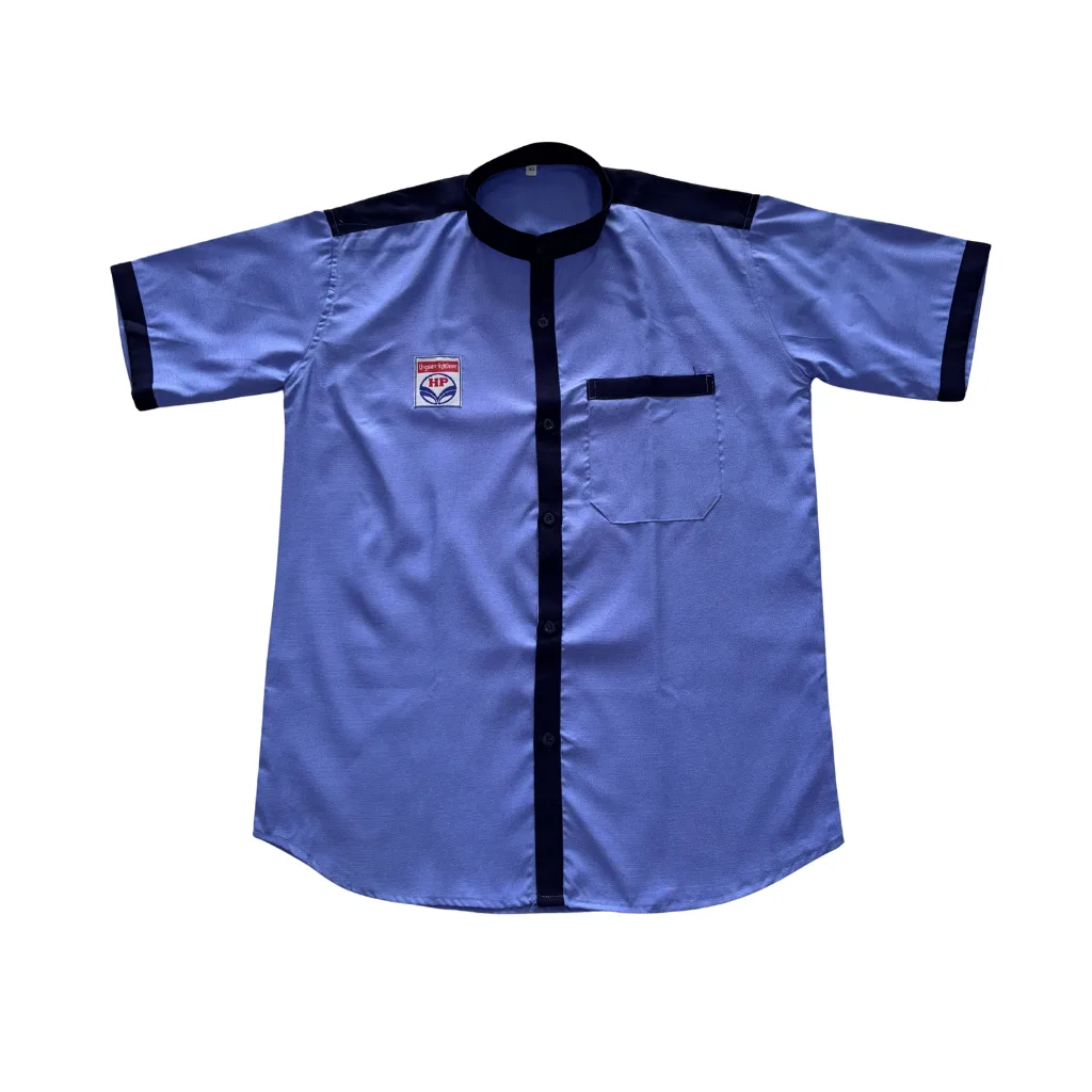 HPCL Petrol Pump Salesman Uniform Half-Shirt