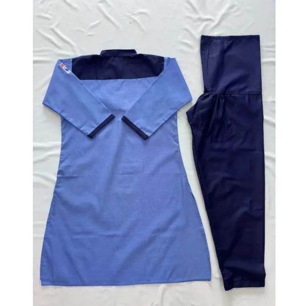 HPCL Petrol Pump Ladies Uniform with Cap Set(Kurta+Salwar+Cap) - Image 3