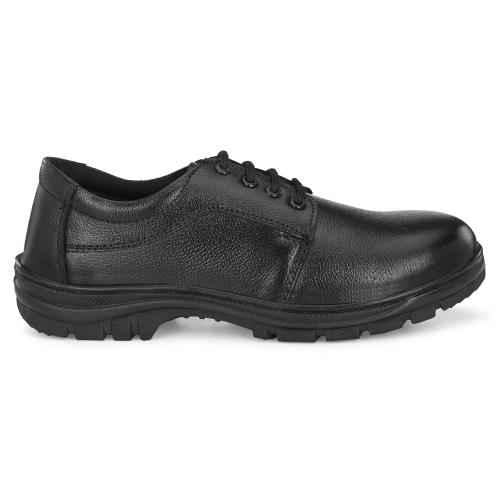 ArmaDuro AD1009 Leather Steel Toe Black Safety Shoes
