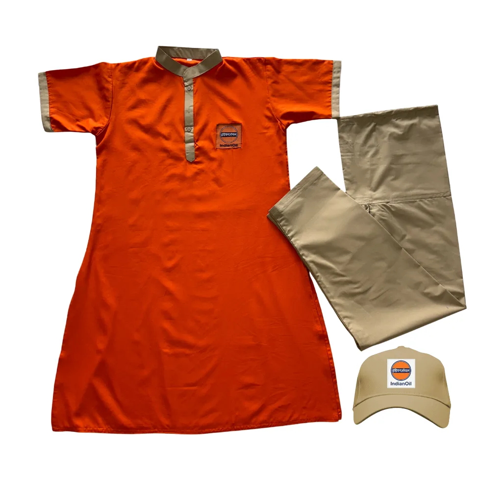 IOCL New Ladies Dress Set Kurta+Pajama+Cap Premium Quality