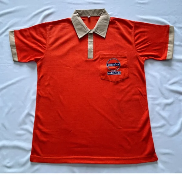 IOCL Uniform T-Shirt Cotton Mix Half Sleeve - Image 4