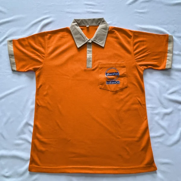IOCL Uniform T-Shirt Cotton Mix Half Sleeve - Image 3