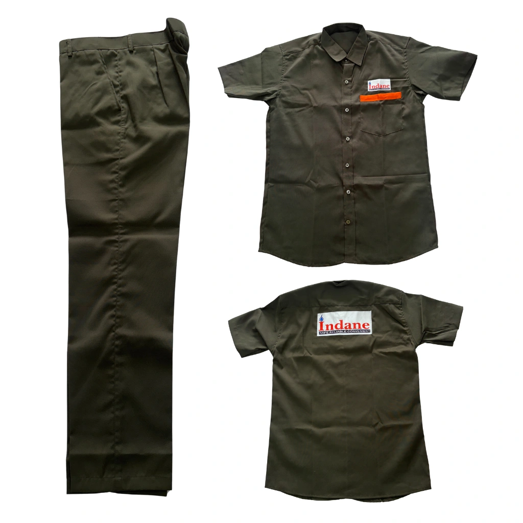 Indane Gas Uniform Set(Pant+Half Shirt) Premium Quality