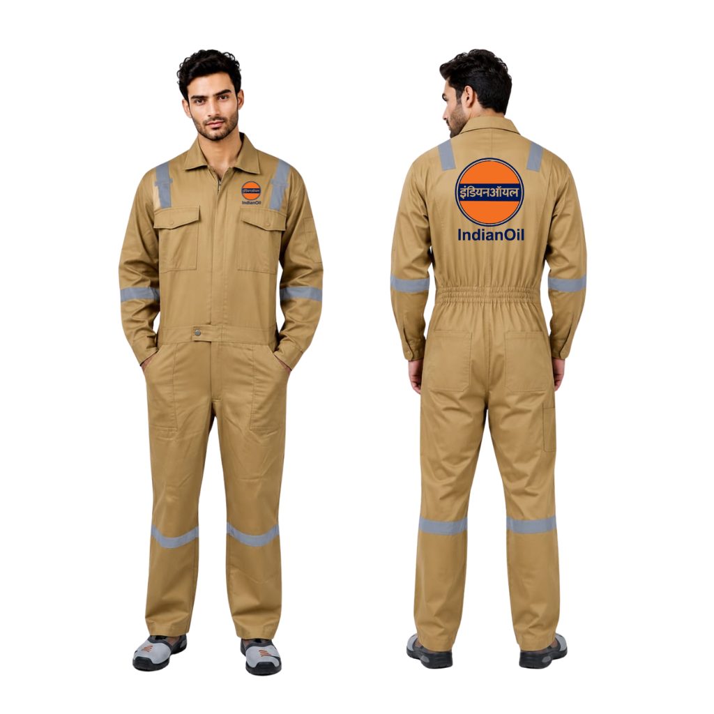 IOCL Driver Uniform – Heavy Cotton Boiler Suit (Khaki)