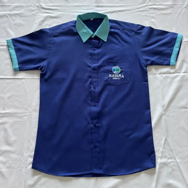 NAYARA ENERGY Petrol Pump Uniform Half Shirt - Image 3