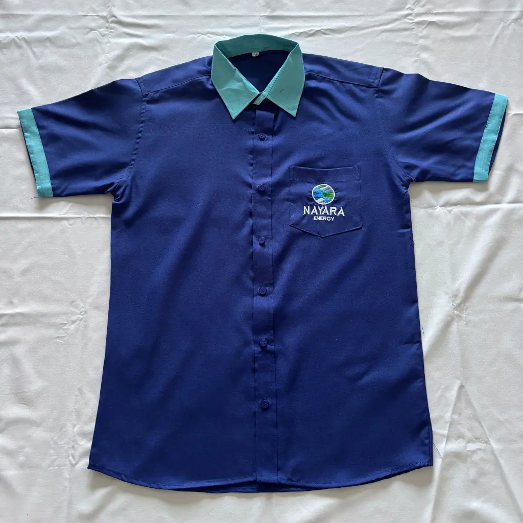 NAYARA ENERGY Petrol Pump Uniform Half Shirt
