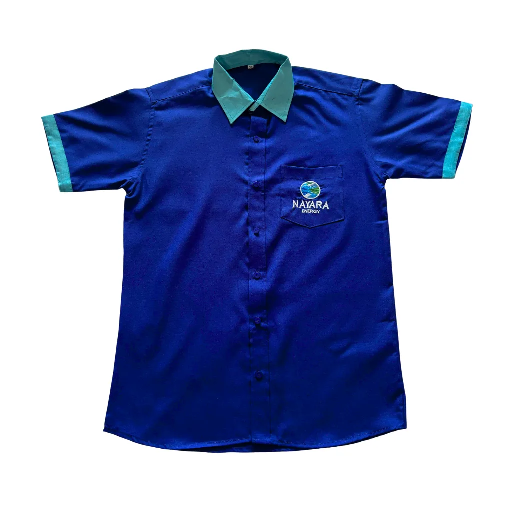 NAYARA ENERGY Petrol Pump Uniform Half Shirt