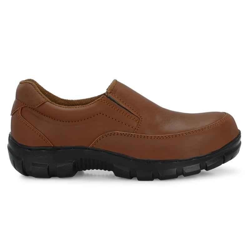 ArmaDuro AD1029 Tan Leather Steel Toe Safety Shoes