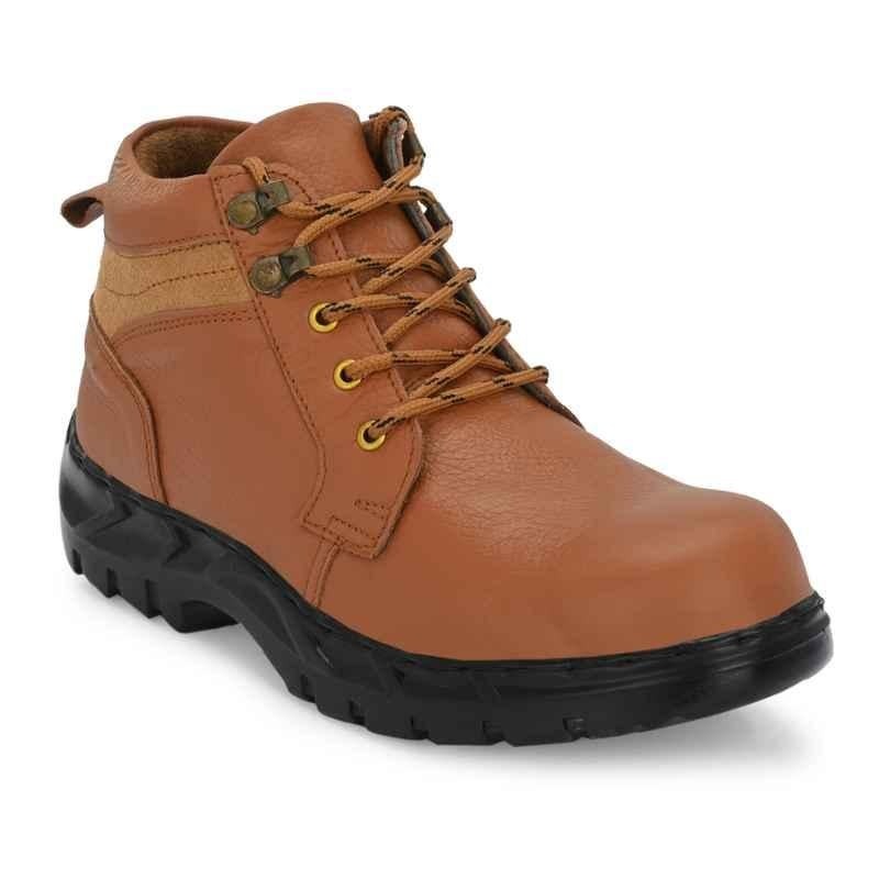 ArmaDuro AD1027 Tan Leather Steel Toe Safety Shoes