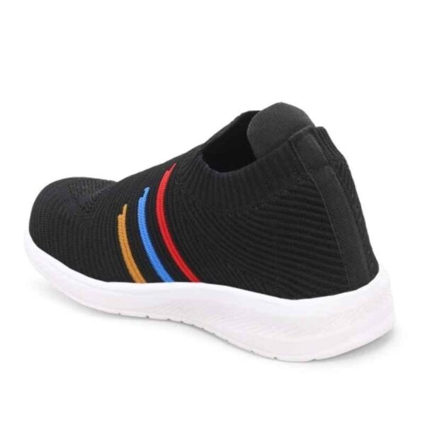 ArmaDuro Knitted Fabric Steel Toe Black Safety Shoes, ADR_1032_BLACK - Image 4