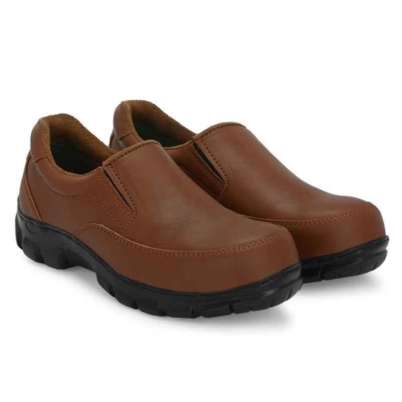 ArmaDuro AD1029 Tan Leather Steel Toe Safety Shoes