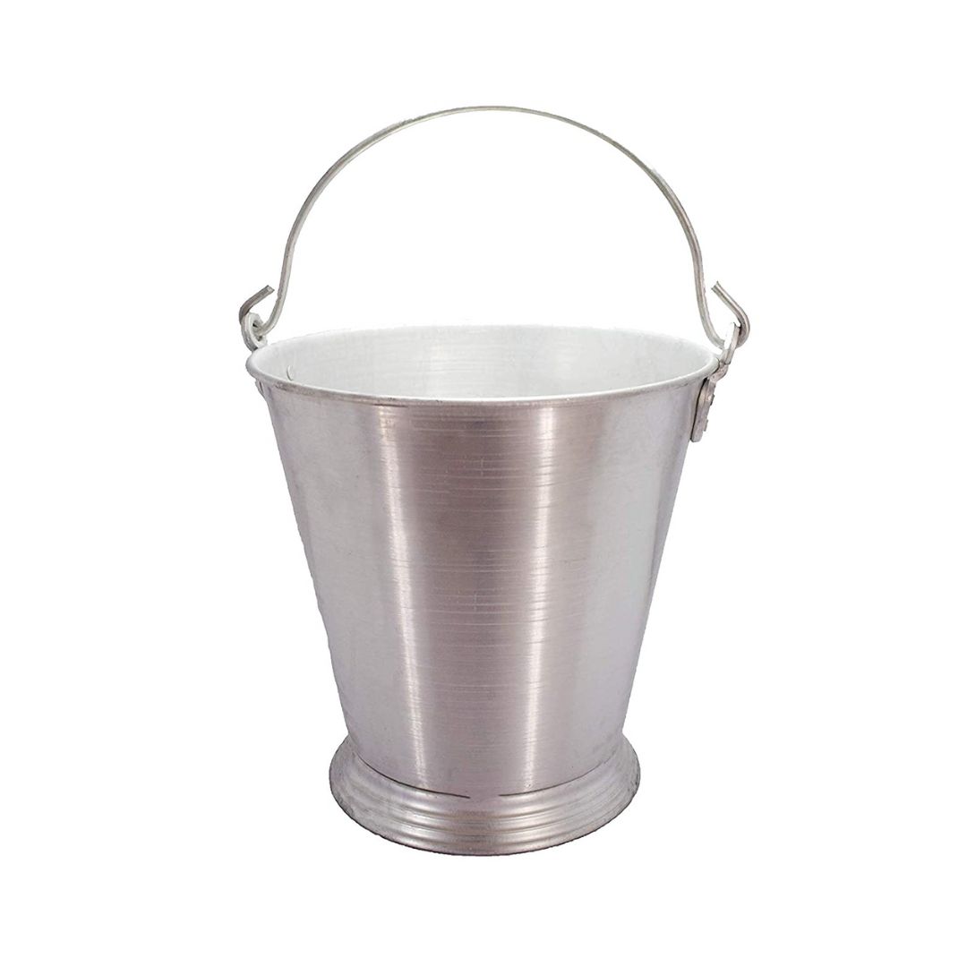 Pack of 2 Aluminum Bucket Without Earthing Wire