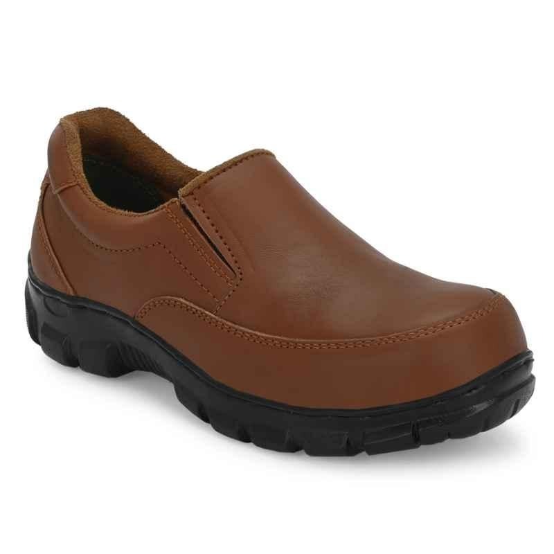 ArmaDuro AD1029 Tan Leather Steel Toe Safety Shoes