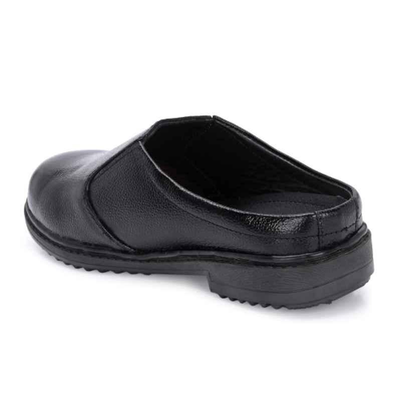 ArmaDuro Leather Steel Toe Black Safety Shoes, ADR_1031_BLACK