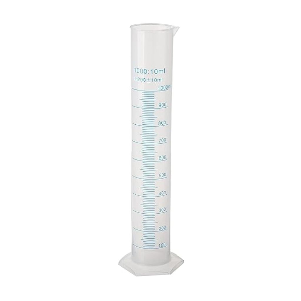 Plastic Cylindrical Test Jar 1000 ml