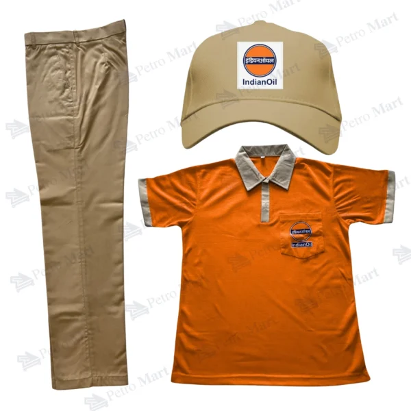 IOCL Indian Oil CA Uniform Set (Pant+Tshirt+Cap) Premium Quality