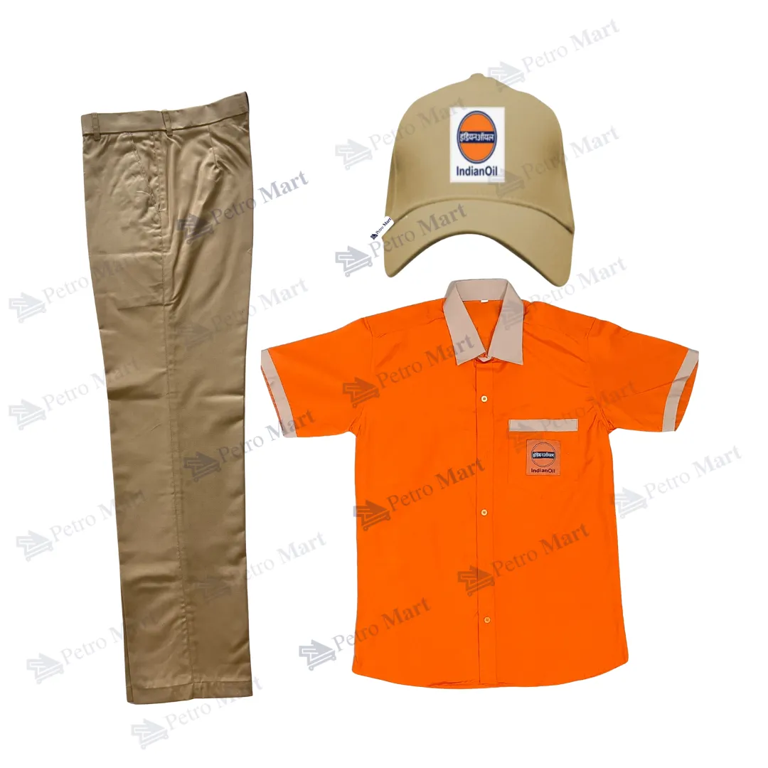 IOCL Indian Oil CA Uniform Set (Pant+Half Shirt+Cap) Premium Quality