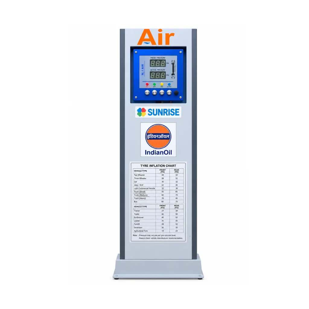 Sunrise Digital Automatic Tyre Inflator For IOCL