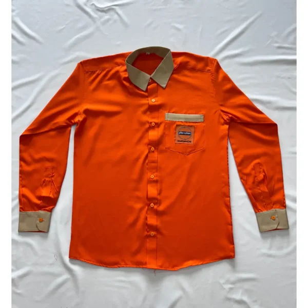 IOCL Uniform Orange Full Shirt - Image 2