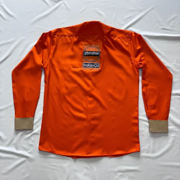 IOCL Uniform Orange Full Shirt - Image 3
