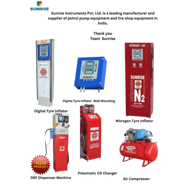 Sunrise Digital Automatic Tyre Inflator For IOCL - Image 2