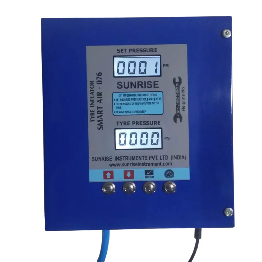 Wall Mount Automatic Sunrise Digital Tire Inflator LCD
