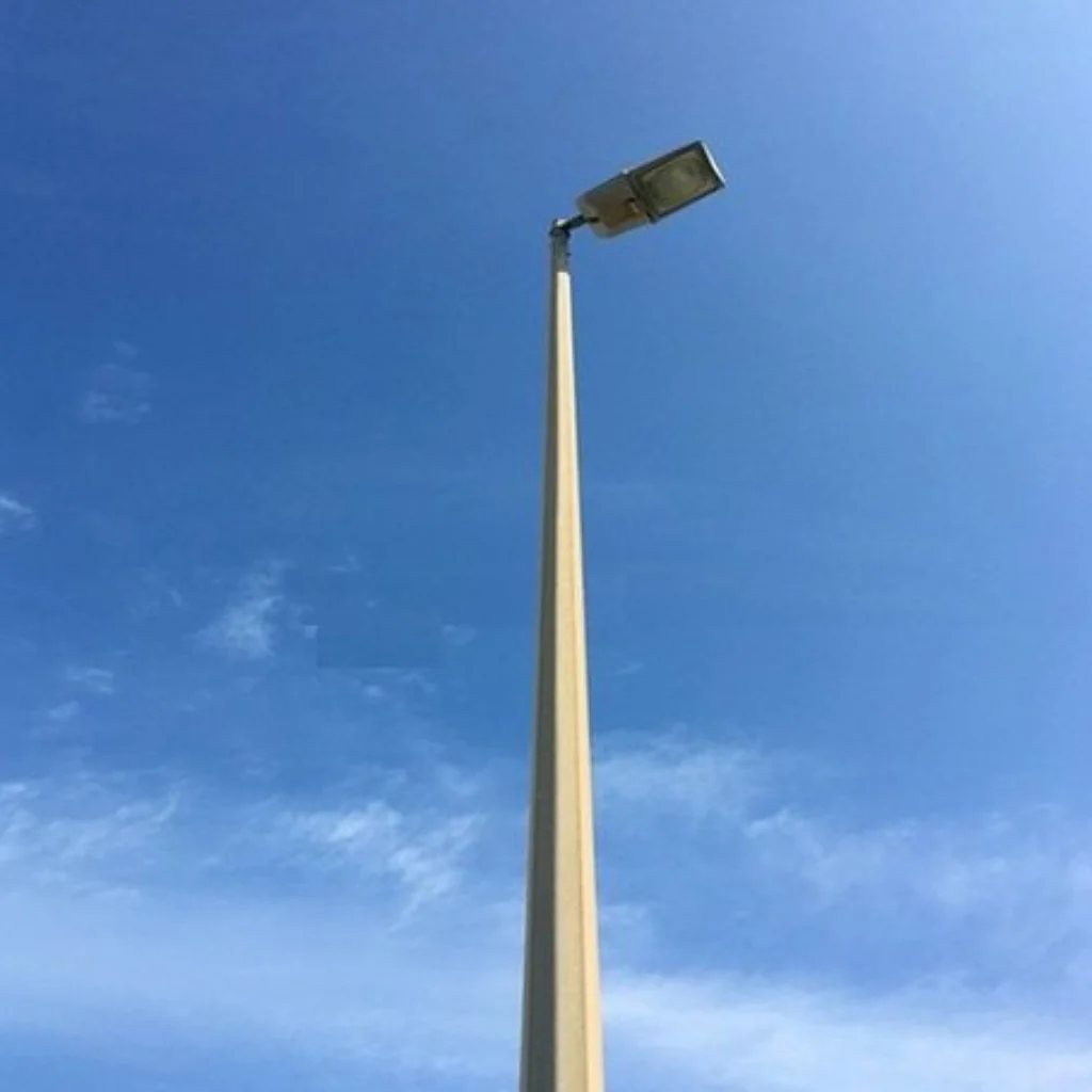 Octagonal Galvanized Poles Mild Steel (MS) with All Accessories