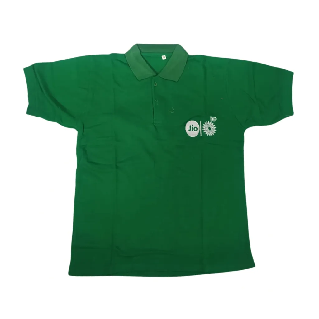 Jio Bp Petrol Pump Salesman Uniform T-Shirt