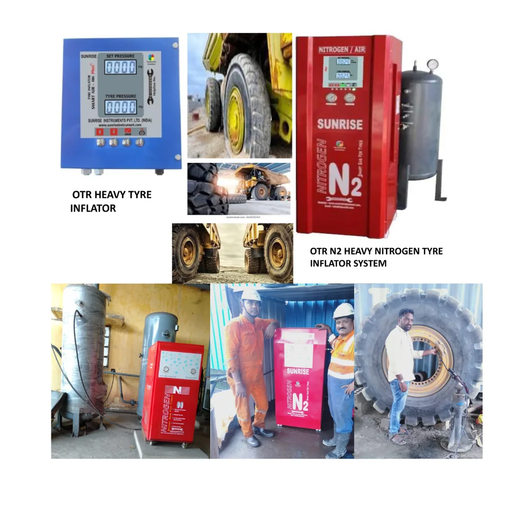 Heavy Nitrogen Tyre Inflation System for OTR Tyres with 500Ltr External Tank Capacity