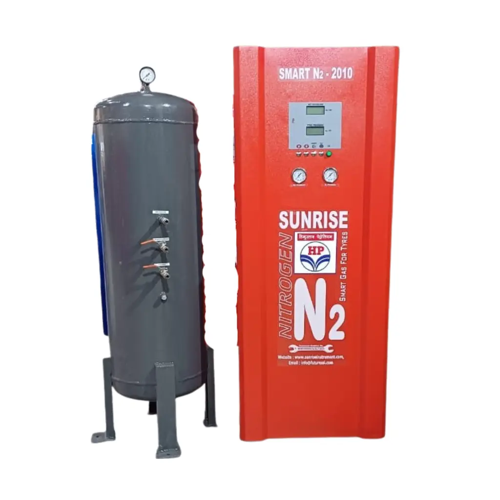 Nitrogen Tyre Inflation System For Truck & Buses Smart N2 2010 with 150Ltr External Tank Capacity