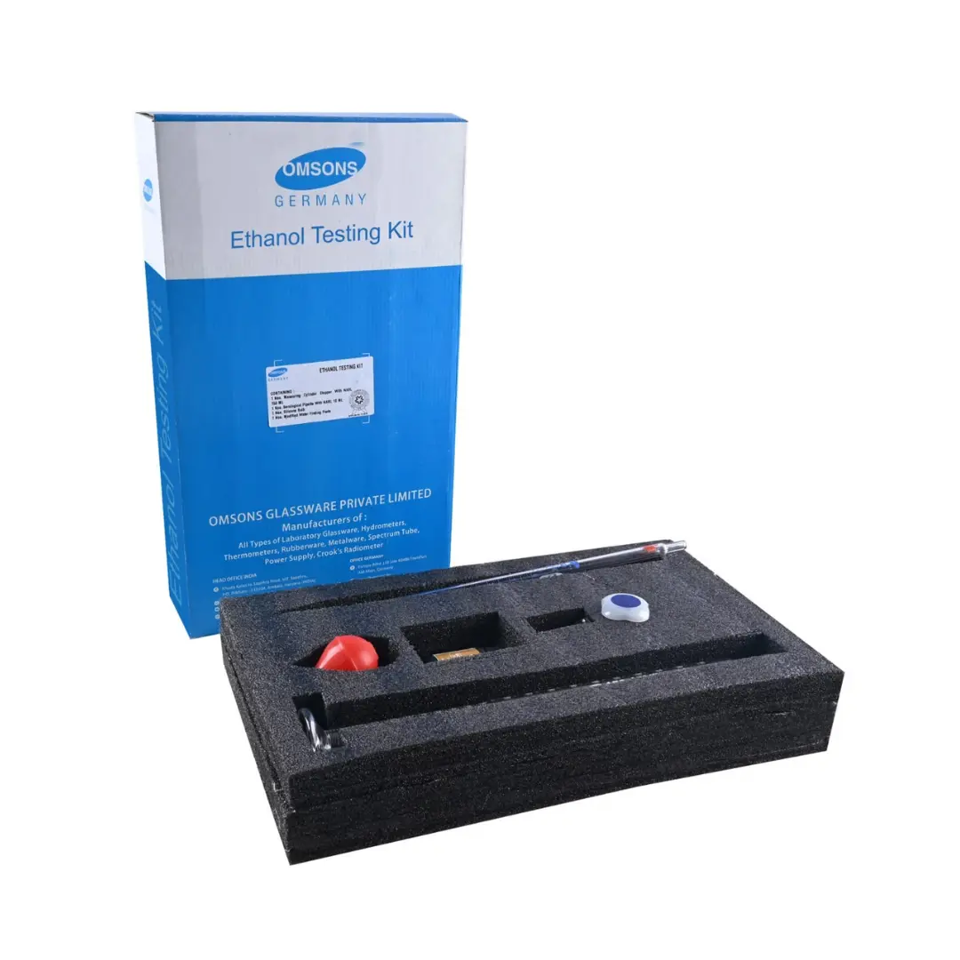 Omsons Class 'A' Ethanol Testing Kit 150ml Glass With NABL Certificate